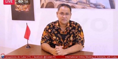 Teguh Santosa : Saya Bersama Rakyat Kuba Minta Pemerintah Amerika Serikat Hentikan Blokade Ke Kuba