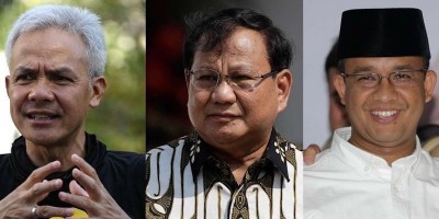 Prabowo Terhimpit di antara Anies dan Ganjar