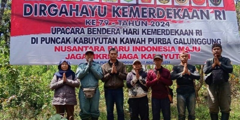 Upacara Kemerdekaan RI di Puncak Galunggung: Memaknai Amanat Leluhur dan Cinta Tanah Air